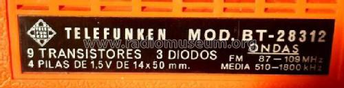 Ritmo FM-AM BT-28312; Telefunken (ID = 2596642) Radio