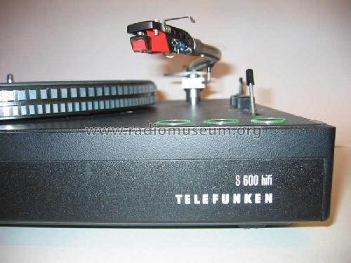 S 600 HiFi; Telefunken (ID = 411778) R-Player