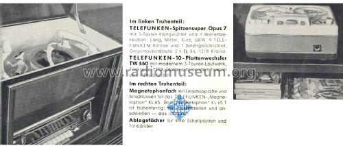 Salzburg Ch= Opus 7; Telefunken (ID = 2202985) Radio