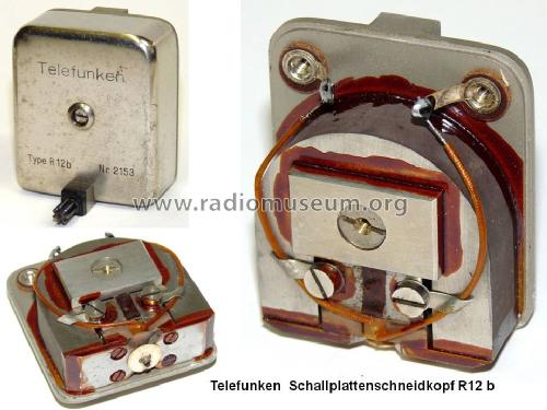 Schallplattenschneidkopf R12b; Telefunken (ID = 1890329) Microphone/PU