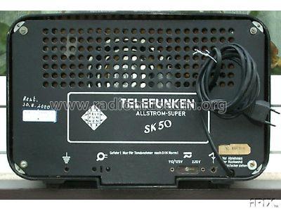 SK50; Telefunken (ID = 26387) Radio