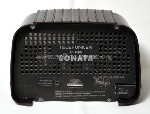 Sonata U4165; Telefunken (ID = 2520780) Radio