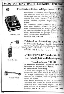 Universal-Sperrkreis SP4; Telefunken (ID = 1508571) mod-past25