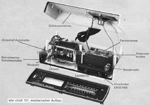 star clock 101; Telefunken (ID = 293530) Radio