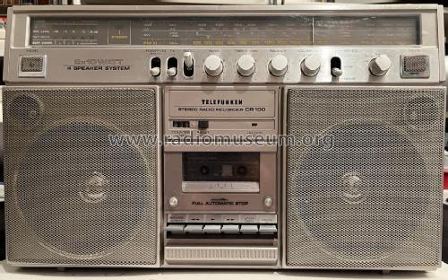 Stereo Radio Recorder CR100; Telefunken (ID = 3079102) Radio