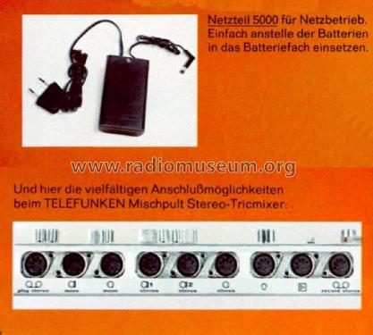 stereo tricmixer ; Telefunken (ID = 2087247) Misc