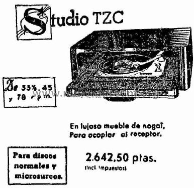 Studio TZC ; Telefunken (ID = 1068319) R-Player