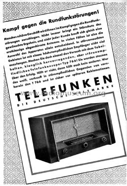 Super 766GW ; Telefunken (ID = 3104376) Radio