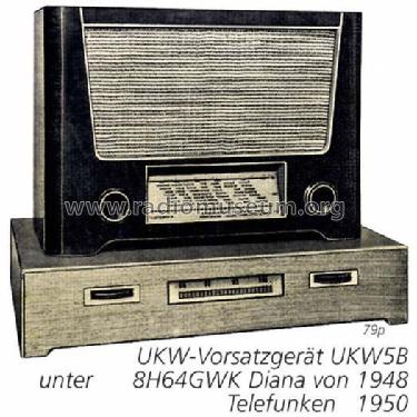Super-Vorsatzgerät UKW5B; Telefunken (ID = 1154) Converter