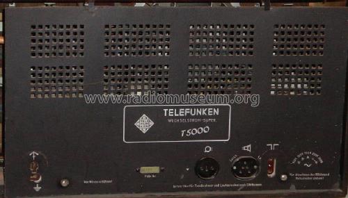 Spitzen-Super T5000 T5000W; Telefunken (ID = 94169) Radio