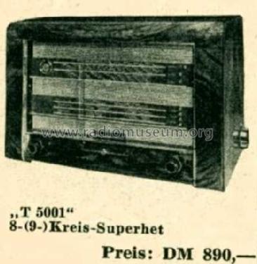 T5001; Telefunken (ID = 514694) Radio