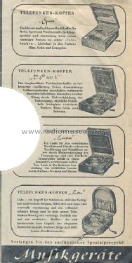 Telefunken-Koffer Luxus; Telefunken (ID = 272695) TalkingM