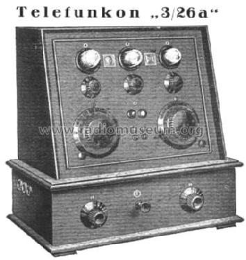 Telefunkon III/1926A 3/26a; Telefunken (ID = 31471) Radio