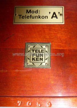 Telefunkon A; Telefunken (ID = 2627567) Crystal