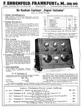 Telefunkon C; Telefunken (ID = 3105523) Ampl/Mixer