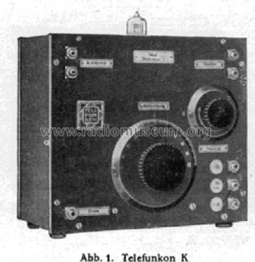 Telefunkon K; Telefunken (ID = 3105522) RF-Ampl.