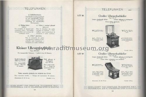 Großer Uhrwerkschleifer - Tikker Detector ED37; Telefunken (ID = 1950213) mod-pre26