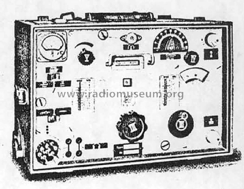 Tornister Empfänger Ae 1020 mit Ak 1021; Telefunken (ID = 2405731) Mil Re