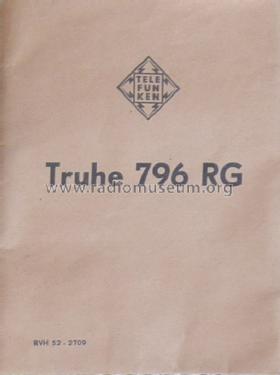 Truhe 796RG; Telefunken (ID = 963689) Radio