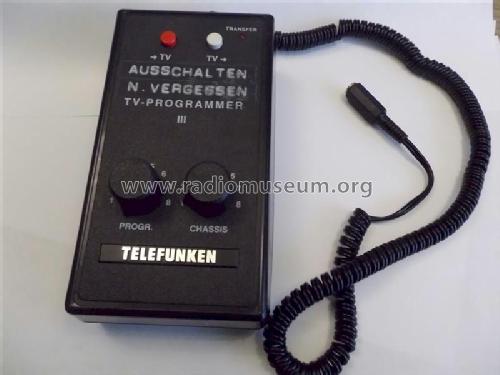 TV-Programmer III - 3; Telefunken (ID = 1468938) Equipment