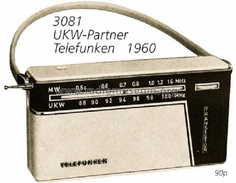 UKW-Partner 3081; Telefunken (ID = 1166) Radio