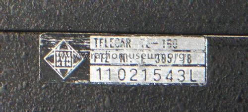 UKW-Sprechfunkgerät Telecar TE-160; Telefunken (ID = 2066519) Commercial TRX