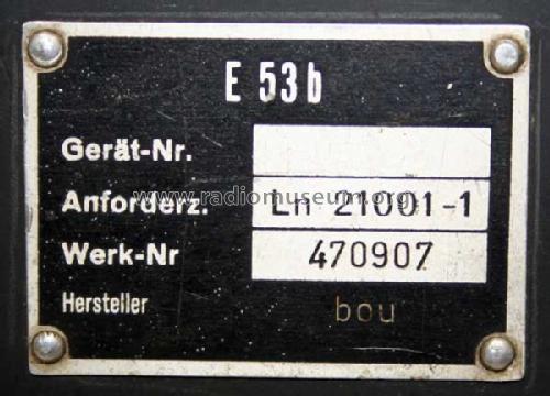 'Ulm' E53b; Telefunken (ID = 259575) Mil Re