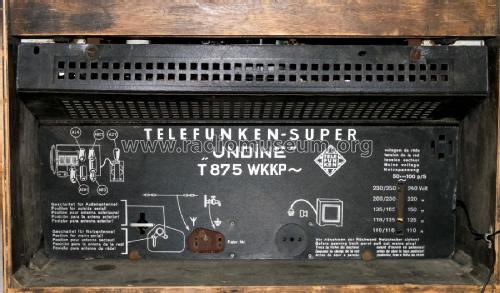 Undine Phono 875WKKP ; Telefunken (ID = 2689696) Radio