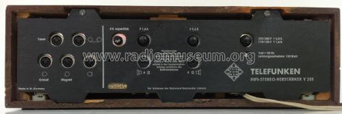 V201; Telefunken (ID = 2509049) Ampl/Mixer