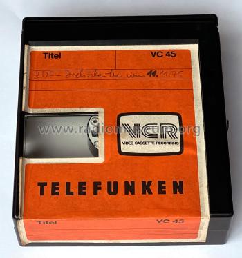 Video Cassette Recording VCR, VCR-LP ; Telefunken (ID = 2847549) Misc