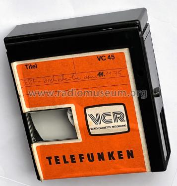 Video Cassette Recording VCR, VCR-LP ; Telefunken (ID = 2847550) Misc