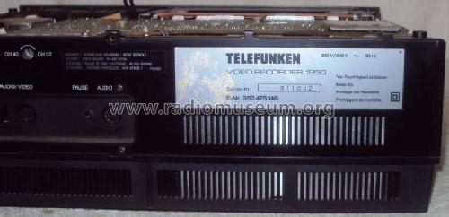 Video Recorder 1950 i; Telefunken (ID = 1235727) Enrég.-R
