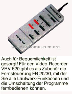 Video Recorder VRV-620; Telefunken (ID = 2376593) R-Player