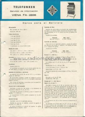 Viena FA2836FM; Telefunken (ID = 1669050) Radio