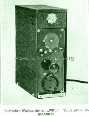 WR1; Telefunken (ID = 1522398) Power-S