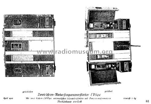 Zweiröhren-Niederfrequenzverstärker EV89c; Telefunken (ID = 1062124) Ampl/Mixer