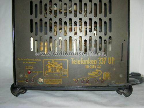 337UP; Telefunken; Wien (ID = 67628) Radio