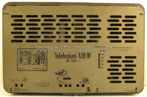 Nawi-Reflex-Super 438W ; Telefunken; Wien (ID = 1666895) Radio