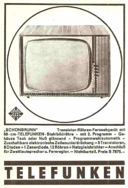 Schönbrunn ; Telefunken; Wien (ID = 736908) Television