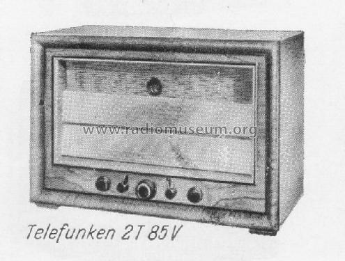 2T85V; Telefunken; Budapest (ID = 275755) Radio