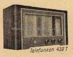 439T; Telefunken; Budapest (ID = 133399) Radio