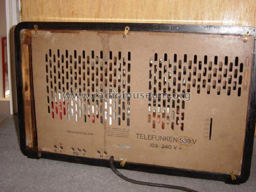 539V; Telefunken; Budapest (ID = 1662318) Radio