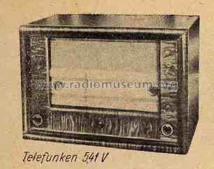 541V; Telefunken; Budapest (ID = 133231) Radio