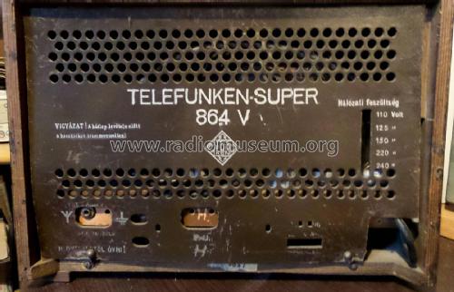 864V; Telefunken; Budapest (ID = 2165041) Radio