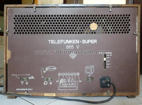 865V; Telefunken; Budapest (ID = 1823589) Radio