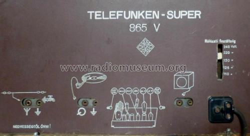 865V; Telefunken; Budapest (ID = 1823590) Radio