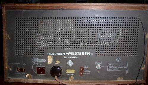 Mesteren T662 Universal; Telefunken; Danmark (ID = 2119687) Radio