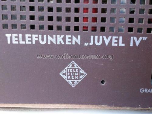 Juvel IV ; Telefunken El.-Gen. (ID = 2279530) Radio
