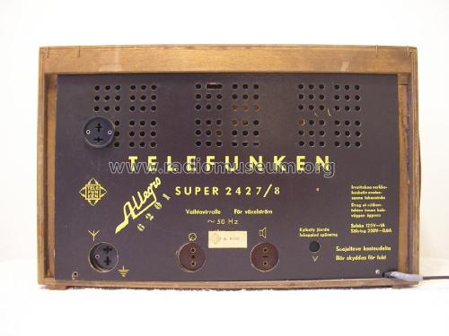 Allegro 6201 Super 2427/8; Telefunken, Helsinki (ID = 2062049) Radio