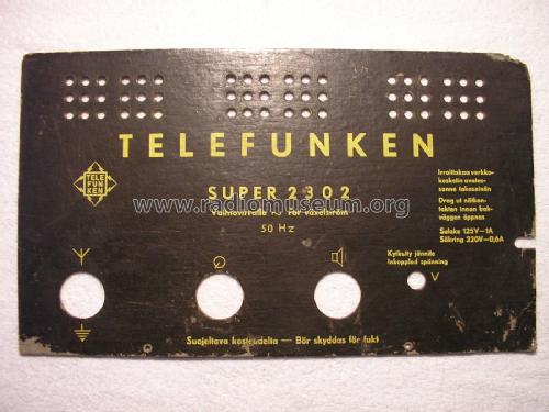 Super 2302; Telefunken, Helsinki (ID = 2058729) Radio